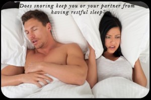 Couple snoring