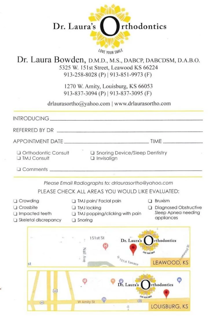 Referral card